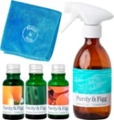 Purdy & Figg | Counter Clean Mixed Starter Kit | All Natural Gentle Non Toxic Organic Essential Oils