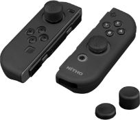 RRP £75 Set of 5 x NiTHO Rubber Skin & Enhancers set for Switch joy-con Controller