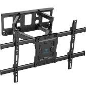RRP £44.99 Perlesmith TV Wall Bracket Full Motion TV Bracket for Flat and Curved TVs