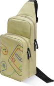 RRP £48 Set of 2 x AKNES Switch Travel Bag, Classic Sling Bag Crossbody Backpack