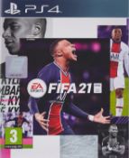 Playstation Console Fifa 21 Game PS4 Game