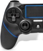 Emonoo Playstation Black Wireless Controller for Gamer Professional GamePad PS4 Gaming Controller