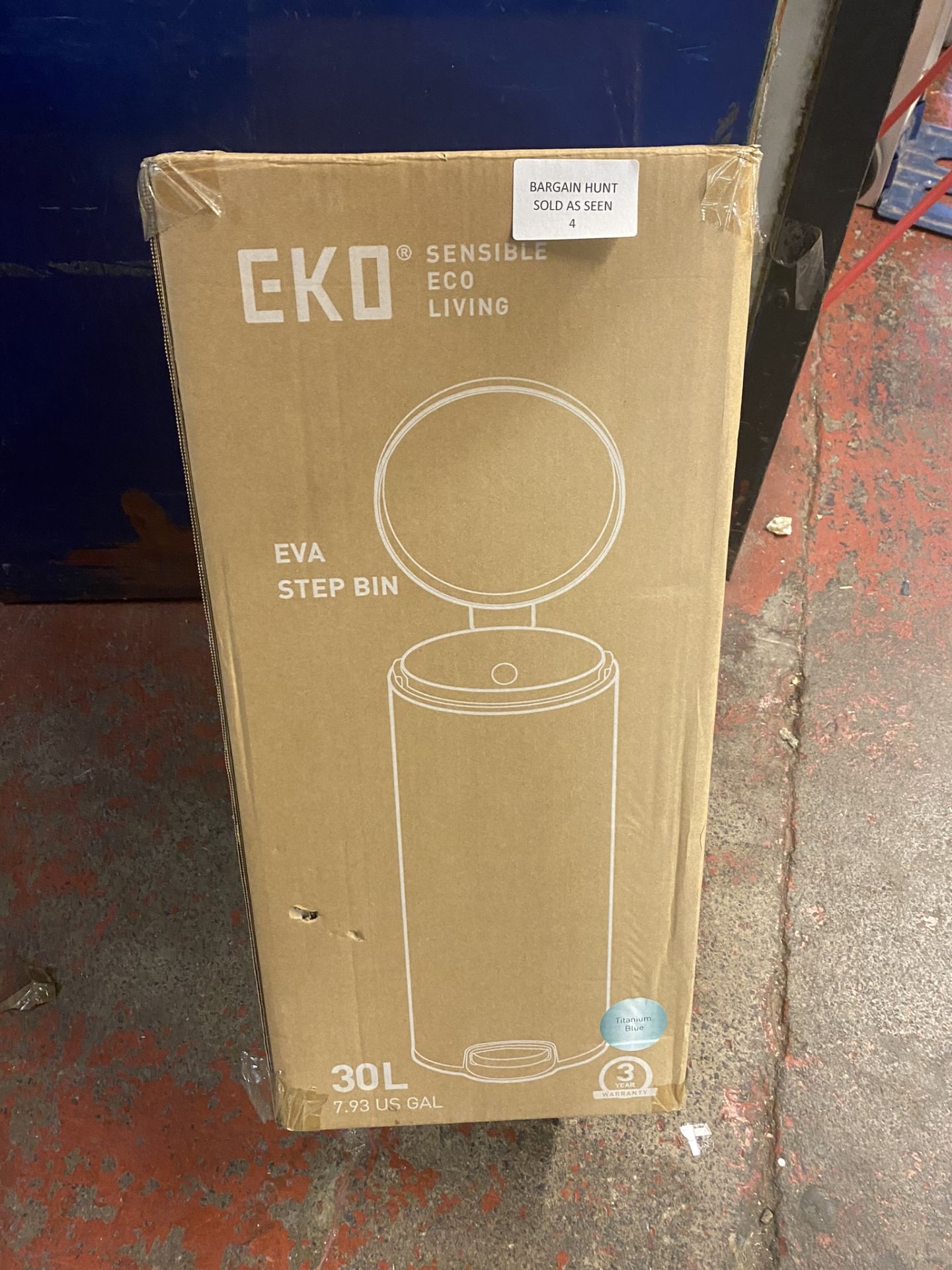 RRP £65.99 EKO - Eva Kitchen Bin - Pedal Rubbish Bin with Removable Inner Bucket - Perfect for - Image 2 of 2