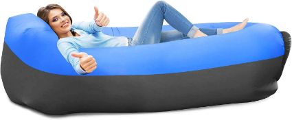 Idefair Inflatable lounger Air Sofa Hammock,Waterproof Inflatable Mattress Air Bed Anti-Air