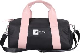 Ladies Sports Gym/Travel Duffel Bag with Separate Shoes Compartment and Wet Pocket, Waterproof Gym