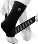 RRP £168 Set of 14 x KARM Achilles Tendonitis Support with Compression Strap – Ankle Support Brace