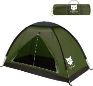 RRP £59.99 Night Cat Camping Tent for 1 2 Person Man Waterproof Backpacking Tent Easy Setup