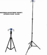 RRP £52.99 IV Pole, IV Stand Pole, Drip Bag Stand, Foldable Pole Stand for Clinic Home Care,