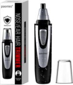 Set of 4 x Ear and Nose Hair Trimmer Clipper - Professional Painless Eyebrow & Facial Hair Trimmer