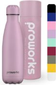 Proworks Performance Stainless Steel Sports Water Bottle | Double Insulated Vacuum Flask - 500ML