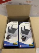 RRP £38 Set of 2 x PS5 Controller Charger Docking Station, Charging Station with Dual Detachable USB