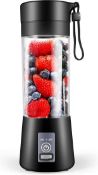 Personal Blender, Portable Blender with USB Rechargeable Mini Fruit Juice Mixer, Personal Size