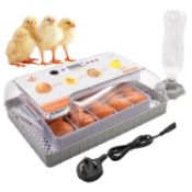 RRP £109 Svauoumu Automatic Incubator, Eggs Incubator for 20 Eggs, with Automatic Turning and