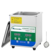 RRP £68.99 Mxmoonant 2L Ultrasonic Cleaner with Heater and Timer, 60W, 40KHz, 0-30min, 20~80?,