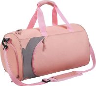 Sport Gym Bag for Women Men, Averrex Small Travel Weekend Bag with Shoe Compartment and Waterproof