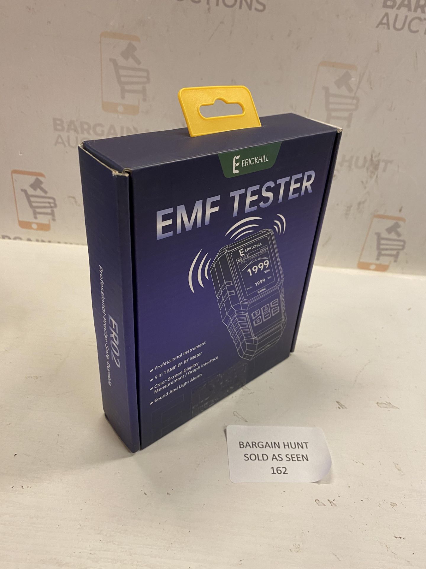 RRP £59.99 ERICKHILL EMF Meter ER02, EF/MF/RF Testing Rechargeable Digital/Graph Dual Interface - Image 2 of 2