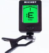 RRP £80 Set of 8 x MICIKET Ukulele Guitar Tuner Chromatic Tuning Modes,Clip-On Tuner for