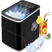 RRP £129.99 VAZILLIO Countertop Ice Machine 15kg/24h Ice Cube Maker 2.2L Water Tank, Self-Cleaning