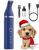 RRP £45 Set of 3 x oneisall Dog Paw Trimmer, 2-Speed Quiet Dog Clippers for Pets Dogs Cats Rabbits