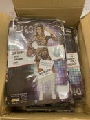RRP £50 Set of 5 x Bristol Novelty AC865 Disco Dress Costume set | For Women | Multicolor, Size 10-