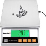 RRP £89 Bonvoisin Precision Scale 6000gx0.1g Digital Lab Scale Industrial Counting Accurate