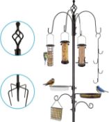 RRP £39.99 Urban Deco Wild Bird Feeding Station Kit Heavy duty Bird Feeder Pole Hanging Kit Hanger