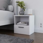 RRP £33.99 Home Glow Bedside Tables, Bedside Drawers, Bedside Cabinet, 1 Drawer, End Table with