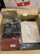 RRP £250 Box of 10 x Mens Linen Shorts Flax Pant Lace Sweatpant England Zipper Placket Belted