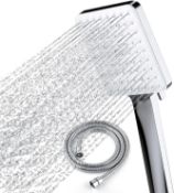 RRP £25.99 Newentor Shower Head with Hose, High Pressure with Hose Set 1.5m, Universal Shower Head