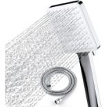 RRP £25.99 Newentor Shower Head with Hose, High Pressure with Hose Set 1.5m, Universal Shower Head