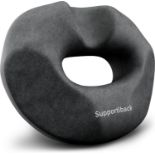 RRP £24.99 Memory Foam Donut Pillow for Pressure Relief - Doughnut Cushion, Coccyx Sciatica,