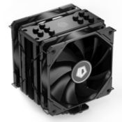 RRP £49.99 ID-COOLING SE-225-XT Black CPU Cooler 5 Heatpipes CPU Air Cooler 2x120mm Push-Pull PWM