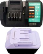 RRP £39.99 Charger and Battery for Makita DC18WA 14.4-18V + 14.4V 4,0Ah BL1413G 196375-4 BL1440G