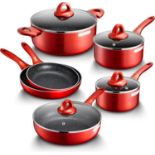 RRP £84.99 Fadware Induction Non Stick Cookware Set (missing 1 x Lid)