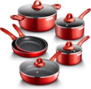 RRP £84.99 Fadware Induction Non Stick Cookware Set (missing 1 x Lid)
