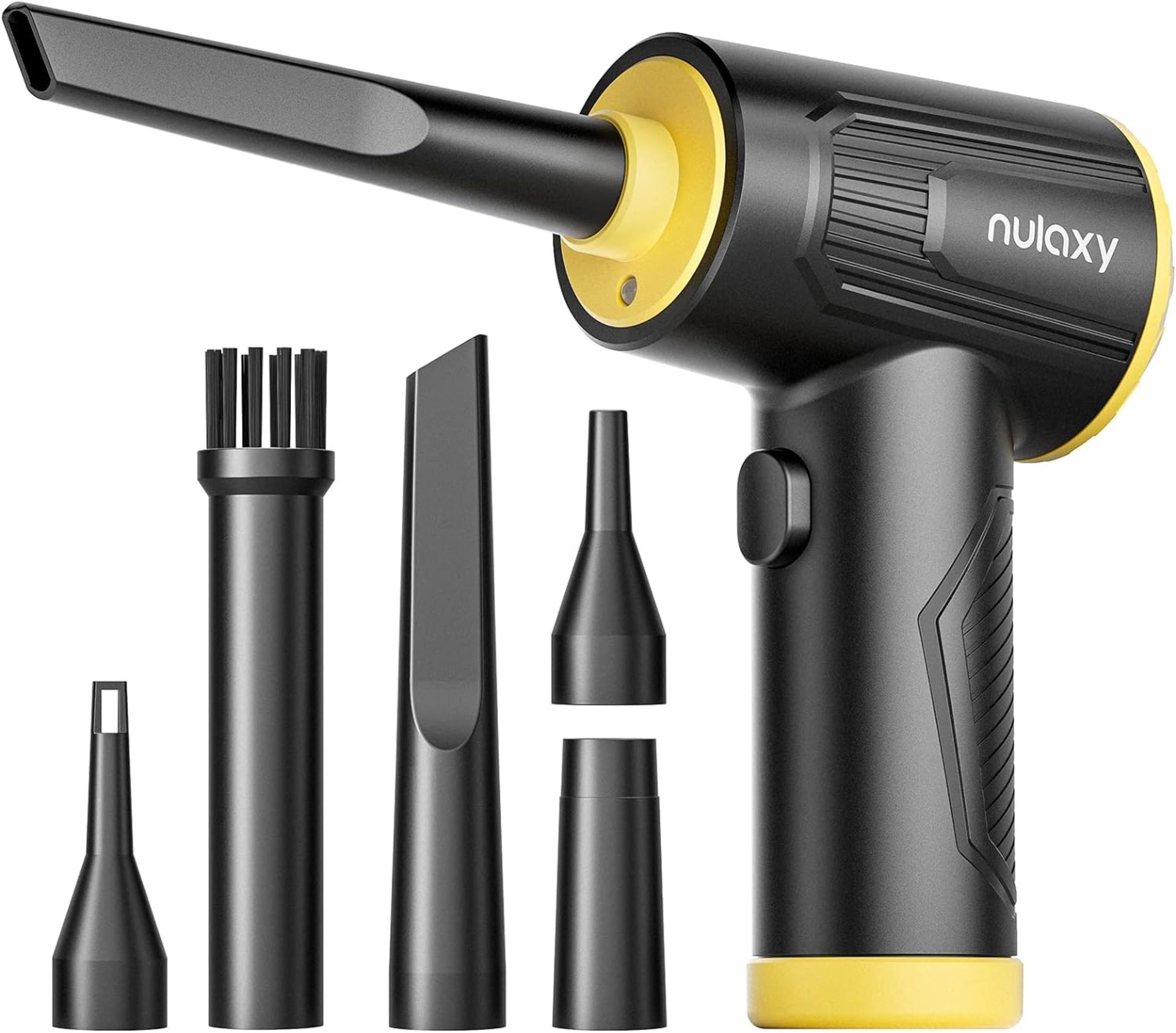 RRP £32.99 Nulaxy Compressed Air Duster, 100000RPM Keyboard Cleaner, Good Replace Canned Air Duster,