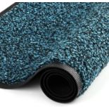 RRP £42.99 Mibao Dirt Trapper Door Mat for Indoor&outdoor, 90x120 Cm, Grey Blue, Washable Barrier