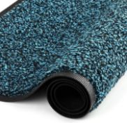 RRP £42.99 Mibao Dirt Trapper Door Mat for Indoor&outdoor, 90x120 Cm, Grey Blue, Washable Barrier