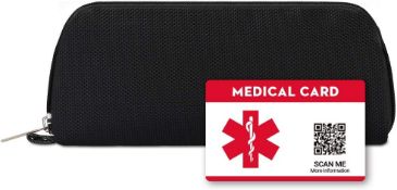 RRP £48 Set of 4 x DISONCARE Portable Insulin Pen Case,Diabetic Pen Wallet,Diabetes Bag with Medical