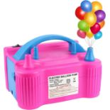 Aex Electric Balloon Pump Portable Air Pump With Dual Nozzle Balloon Inflator (Ac220-240v 600w)