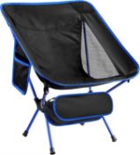 RRP £24.99 VINTEAM Folding Camping Chair, Ultralight Portable Chairs Compact Backpacking with
