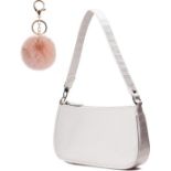 White CAMILIFE Women Shoulder Bag, Shoulder Bag Clutch Purse for Women, RRP £16.99