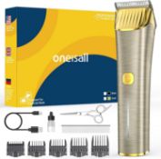 RRP £36.99 oneisall Dog Clippers Professional for Thick Hair,Heavy-Duty Dog Grooming Clippers,Dog