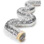 RRP £31.99 STERR Air Conditioner Exhaust Hose 100 mm x 5 m - Ventilation Hose for Exhaust Fan -