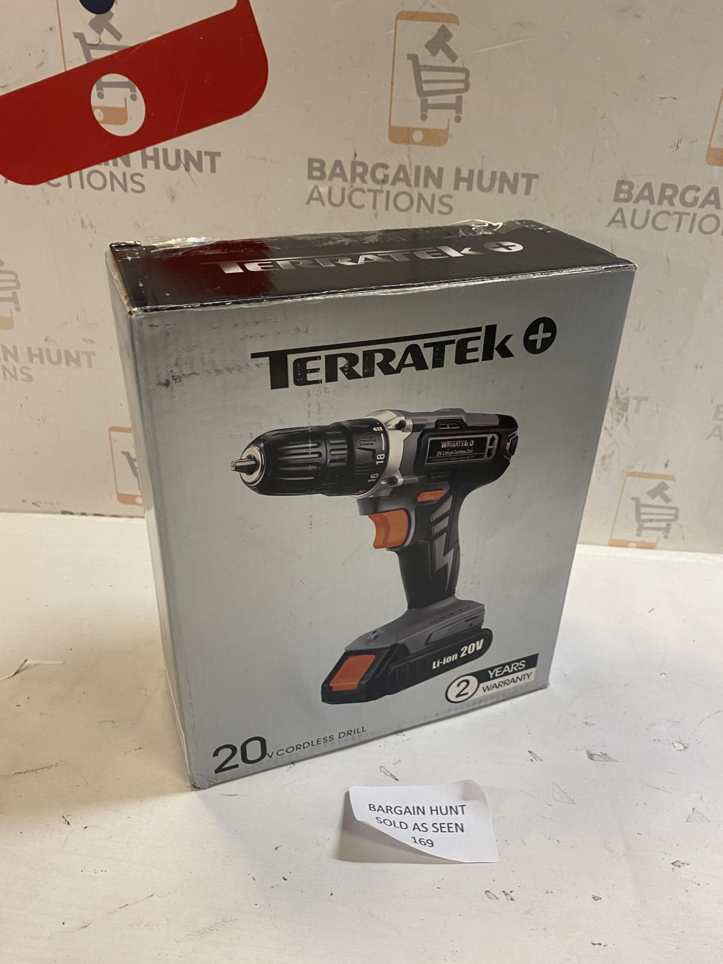 RRP £32.99 Terratek Cordless Drill 20V Li-Ion Battery 1 Hour Fast Charge, Electric Screwdriver - Image 2 of 2