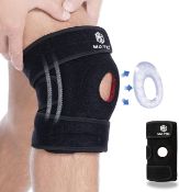 Approx RRP £100, Collection of MAYKI Knee Brace with Patella Gel Pad, 9 Pieces