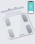 RRP £56.99 HEALTHKEEP Body Fat Scale Bluetooth, Digital Body Weight Bathroom Weighing Scale Smart