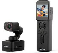 RRP £389 Feiyu Pocket 3 Action Camera 4K with Remote Control Bundle [Official],3-Axis Anti-Shake