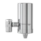 RRP £44.99 Waterdrop WD-FC-06 Stainless-Steel Faucet Water Filter, Carbon Block Water Filtration