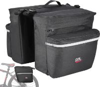 RRP £21.99 kemimoto Bike Bag Bicycle Panniers Rear Rack Bag, 30L Large Capacity Water Resistant